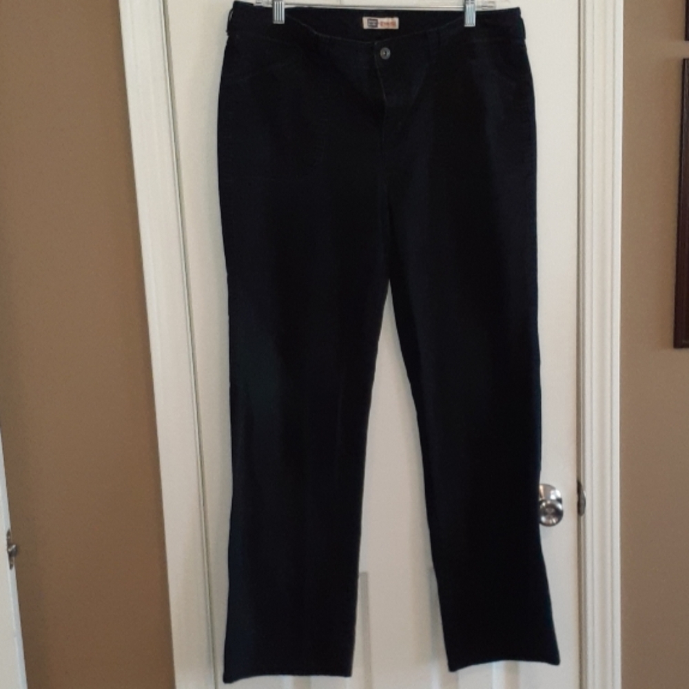 Faded Glory Black Jeans Size 12 - Boot Cut - EUC